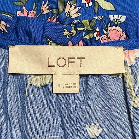 Women's Floral Cottagecore Maxi Dress 4 Whimsical Prairie Modest Easter Church - Picture 10 of 10